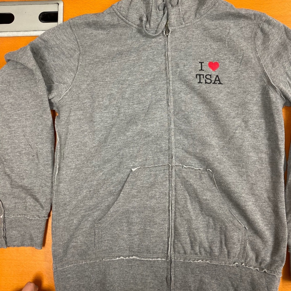 I Heart TSA Zip Hoodie